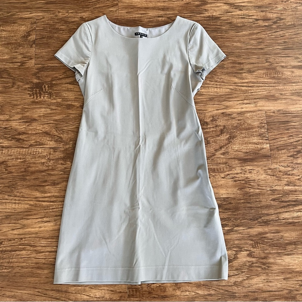 Theory Tan Short Sleeve Dress